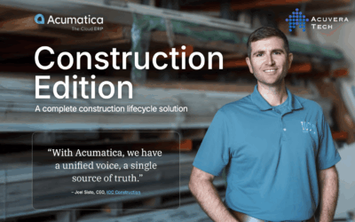 Acumatica Construction Edition: Managing Job Costs, Subcontractors, and Change Orders in One System