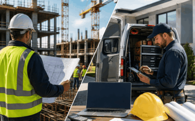Choosing the Right ERP for Construction: Project-Based vs. Service-Based Work