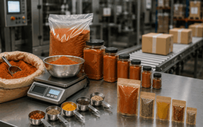 Multi-UOM Bulk-to-Retail Conversion ERP for Spice Manufacturers